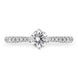 Platinum 0.89ct Diamond Set Shoulder Solitaire Ring, FEU-2392_2