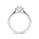 Platinum Diamond Round Brilliant Cut Cluster Ring, FEU-1905_3
