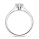 Platinum Diamond Round Brilliant Cut Six Claw Wed Fit Solitaire Ring, FEU-2560_3