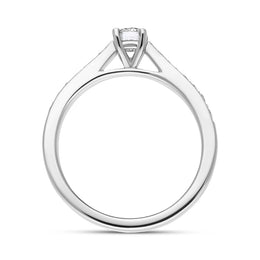 Platinum Diamond Shoulder Set Solitaire Ring, FEU-1330_3