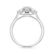 Platinum Diamond Three Stone Trilogy Oval and Pear Cut Ring, FEU-1916_2