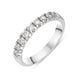 Platinum Diamond Nine Stone Half Eternity Ring, FEU-2470