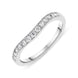 Platinum 0.18ct Diamond Half Eternity Ring, BNN-146.