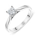 Platinum 0.25ct Diamond Brilliant Cut Solitaire Ring FEU-2052