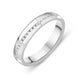 Platinum 0.28ct Diamond Diagonal Line Eternity Ring 10O05DW138
