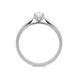 Platinum 0.33ct Diamond Brilliant Cut Solitaire Ring, FEU-767.