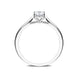 Platinum 0.33ct Diamond Solitaire Ring FEU-2129