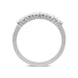 Platinum 0.35ct Diamond Half Eternity Ring, FEU-924.