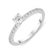 Platinum 0.44ct Diamond Brilliant Cut Ring, FEU-1194.