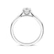 Platinum 0.50ct Diamond Brilliant Cut Solitaire Ring FEU-2132