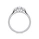 Platinum 0.52ct Diamond Brilliant Cut Trilogy Ring, FEU-1412.