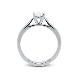 Platinum 0.60ct Diamond Brilliant Cut Solitaire Ring, FEU-790.