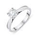 Platinum 0.72ct Diamond Brilliant Cut Solitaire Ring, FEU-1749.