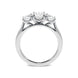Platinum 1.57ct Diamond Brilliant Cut Trilogy Ring, FEU-1420.