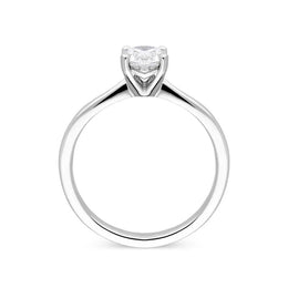 Platinum 0.80ct Diamond Solitare Ring R1124