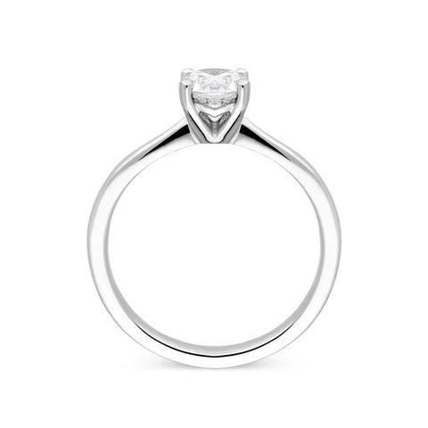 Platinum 0.80ct Diamond Solitare Ring R1124