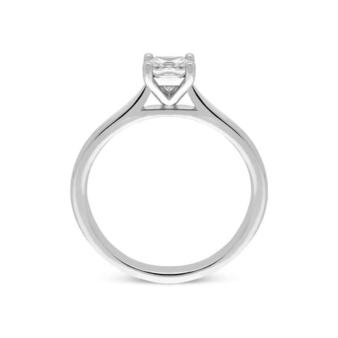 Platinum 0.58ct Diamond Solitare Ring R1122