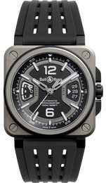 Bell &amp; Ross BR X3 Black Titanium Watch BRX3R-BL-TI/SRB