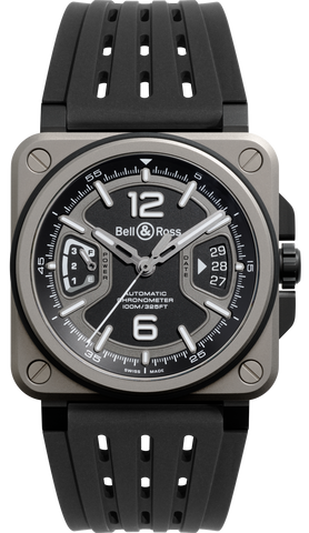 Bell &amp; Ross BR X3 Black Titanium Watch BRX3R-BL-TI/SRB