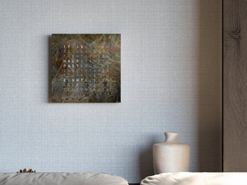 QLOCKTWO Earth 45 Creators Edition Glintscape White Watch