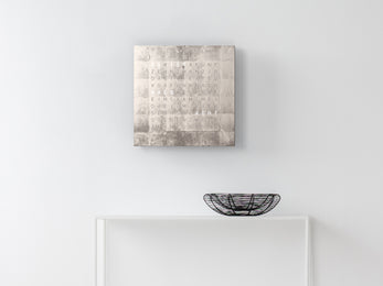 QLOCKTWO Earth 45 Creators Edition Platinum Black Watch