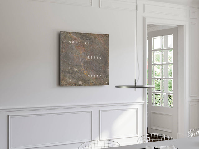 QLOCKTWO Earth 90 Creators Edition Glintscape Wall Clock Watch