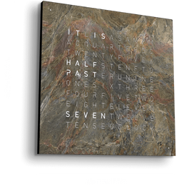 QLOCKTWO Earth 90 Creators Edition Glintscape Wall Clock Watch