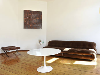 QLOCKTWO Earth 90 Creators Edition Rust Wall Clock Watch