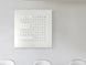 QLOCKTWO Earth 90 White Pepper Wall Clock Watch