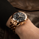Breitling Watch Classic AVI Chronograph 42 P-51 Mustang Red Gold Bracelet