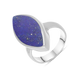 Sterling Silver Lapis Lazuli Marquise Ring, R837.
