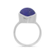 Sterling Silver Lapis Lazuli Marquise Ring, R837.