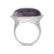 Sterling Silver Blue John Wide Oval Flow Ring, R839.