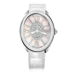 Backes & Strauss Watch Regent Steel 3238 0.59ct Diamond Watch