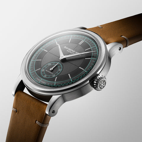 Raymond Weil Millesime Automatic Small Seconds Menthol Minute Track Watch