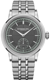 Raymond Weil Watch Millesime Automatic Small Seconds Menthol Minute Track Bracelet 2130-ST-60521