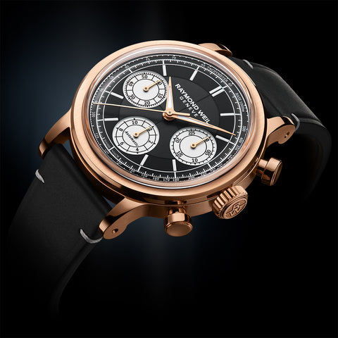 Raymond Weil Millesime Automatic Tri-Compax Chronograph Black Sector Watch