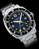 Duckworth Prestex Rivington GMT Blue Fume Steel Bracelet Watch