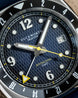 Duckworth Prestex Watch Rivington GMT Blue Fume Black Leather