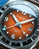Duckworth Prestex Watch Rivington GMT Orange Fume Steel Bracelet