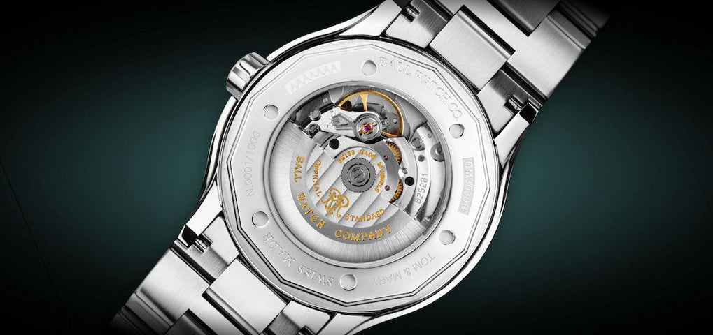 Ball Watch Company Roadmaster Ocean Explorer Limited Edition Watch with white dial, steel bracelet, steel case