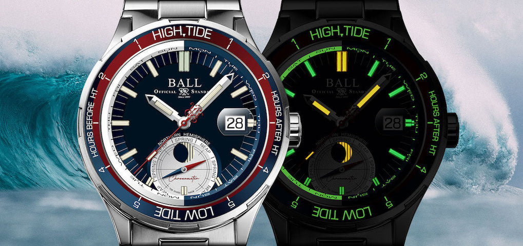Ball Watch Company Roadmaster Ocean Explorer Limited Edition Watch with white dial, steel bracelet, steel case