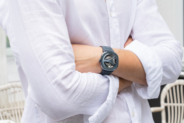 SevenFriday ME3/01 Stone Blue Watch