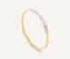 Marco Bicego Masai 18ct Yellow Gold Coil 0.50ct Diamond Bangle