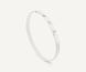 Marco Bicego Masai 18ct White Gold Coil 0.09ct Diamond Bangle
