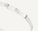 Marco Bicego Masai 18ct White Gold Coil 0.09ct Diamond Bangle