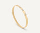 Marco Bicego Masai 18ct Yellow Gold Thin Coil 0.10ct Diamond Bangle