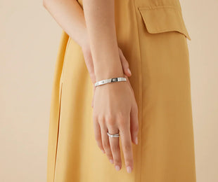 Marco Bicego Masai 18ct White Gold Coil 0.21ct Diamond Bangle