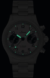 Sinn 356 Pilot Classic W H-Link Bracelet Watch