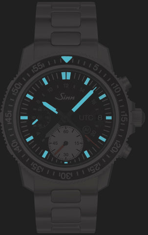 Sinn 613 St UTC H-Link Bracelet Watch